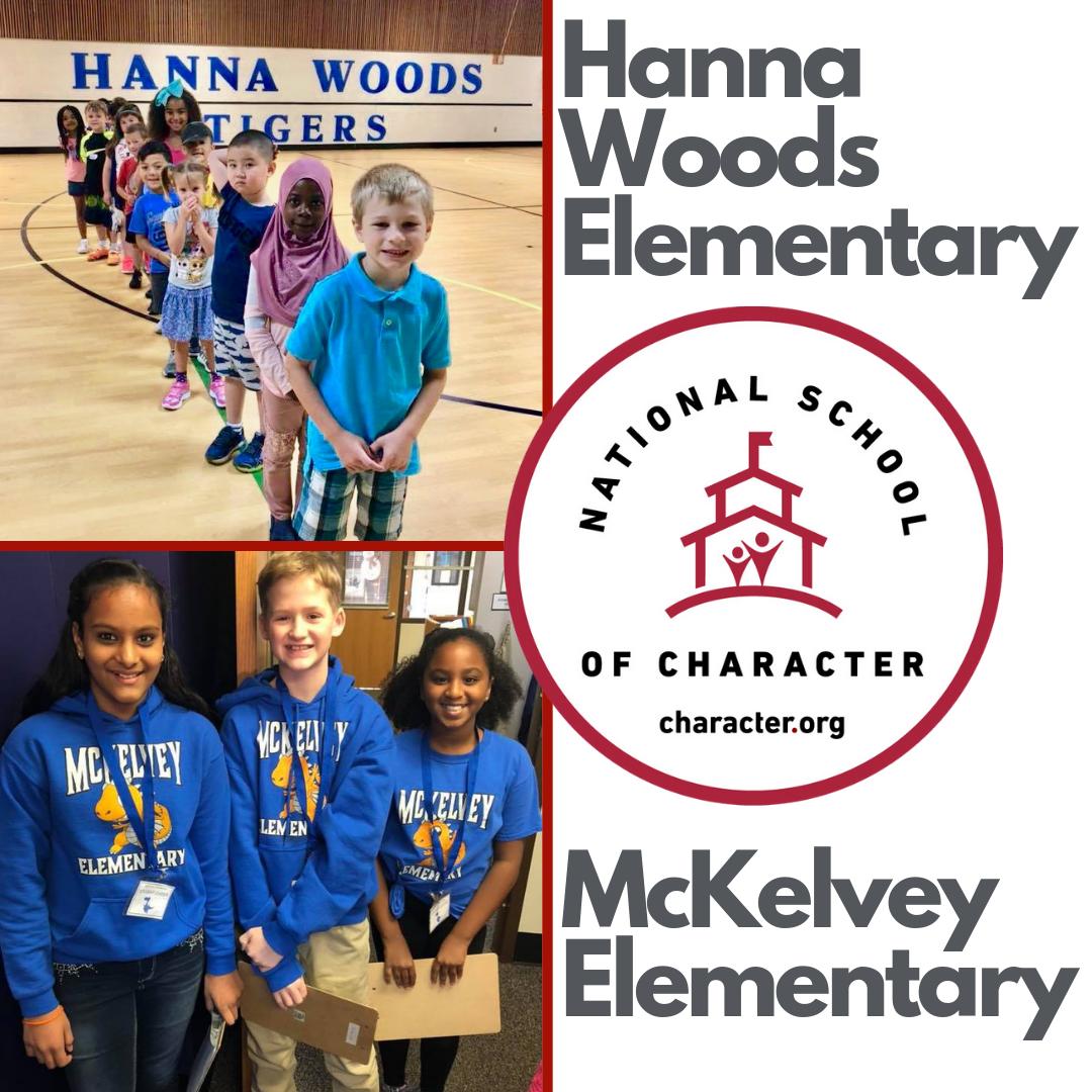 ParkwaySchools's tweet image. Congratulations to Hanna Woods and @McKelveydragons on being recognized as National Schools of Character! Parkway now has 12 National Schools of Character.