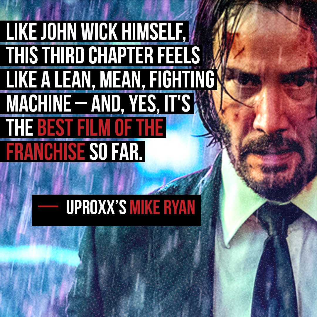 Rotten Tomatoes on X: #JohnWick3  / X