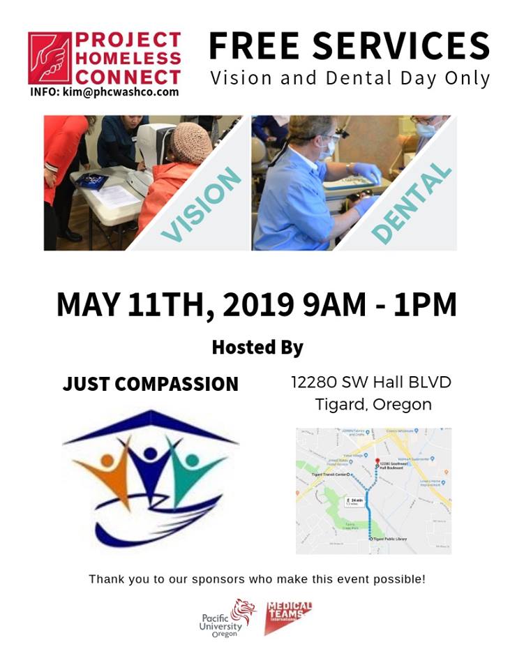 TigardOR's tweet image. Please help spread the word about the @phcwashco event at @JustCompassion1.....