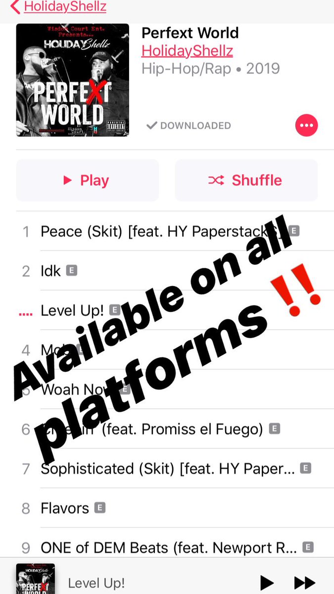 HootieBangBang's tweet image. Wait is over!! #Perfext🌎 is now available on all platforms!!! 🔥🔥🔥#HighQuality #HolidayShellz #RealRapNeverLied #blessed