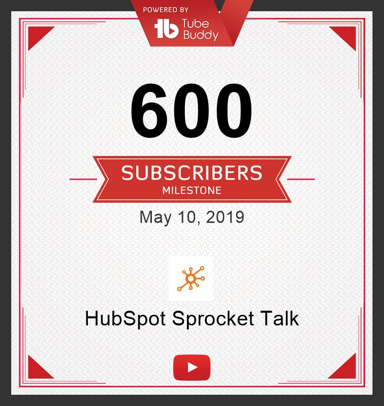 GeorgeBThomas's tweet image. We are getting there!

400 more subscribers and features get unlocked that I have been waiting to nerd out on!

Become part of the community: bit.ly/2TMuMkO

#HubSpot #HubSpotting #InboundLearning #HubPartner