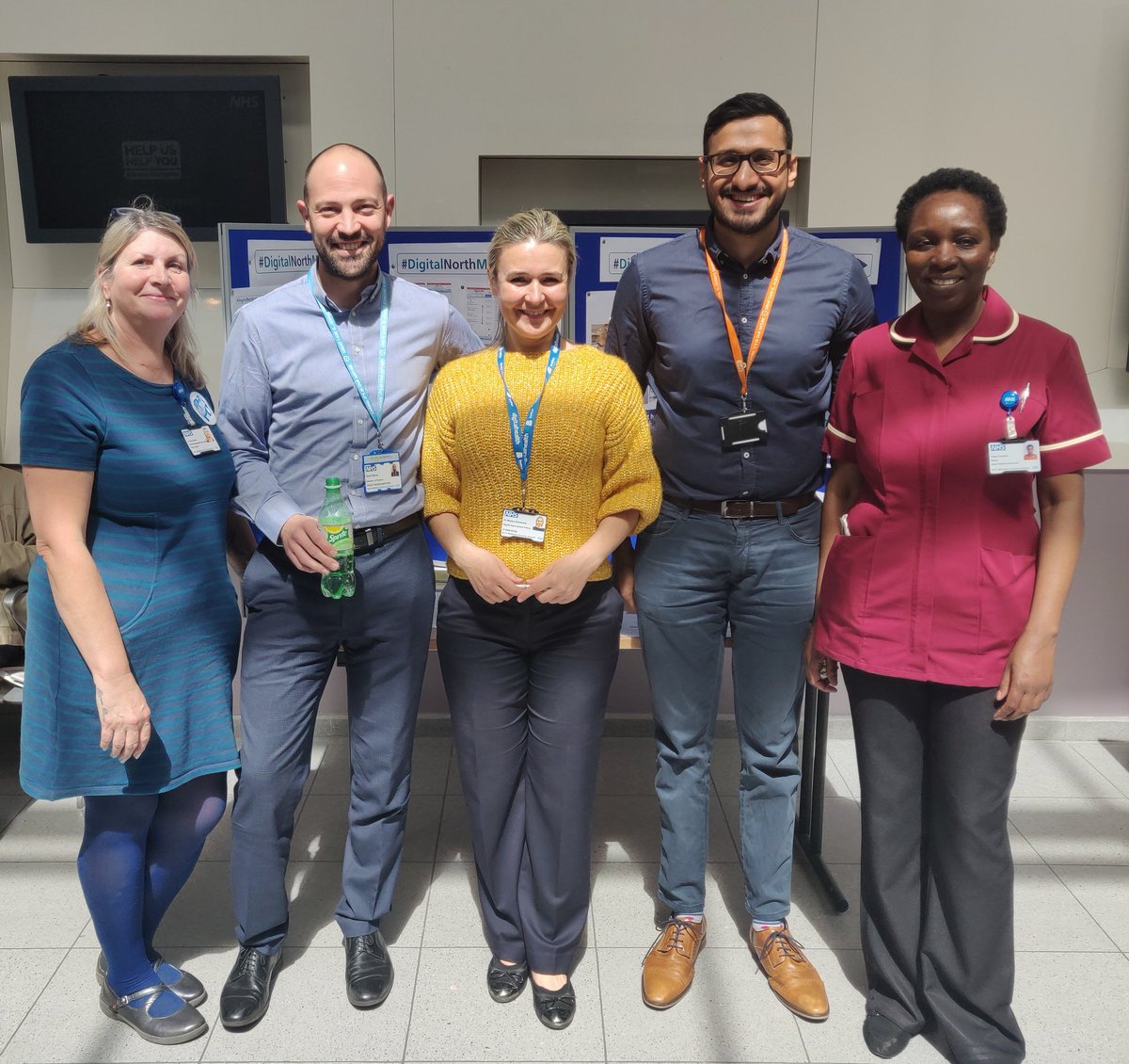 Come along to the #DigitalNorthMid stall in the atrium to learn about our exciting new systems careflow connect and e Vitals @corrina_hulkes @dwlstacey @NorthMidNHS