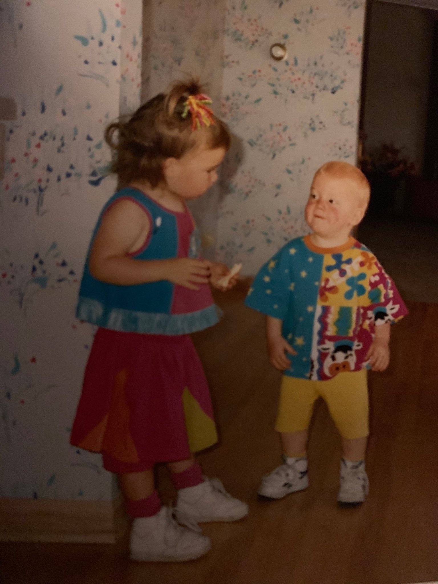 Happy birthday Drew Butler. Remember when you wanted to be as big as your sister!    