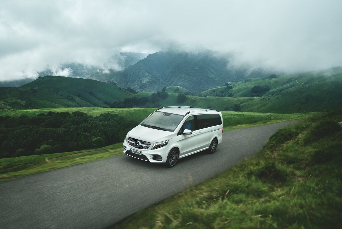 MercedesBenz's tweet photo. #MakeYourMove to see power, elegance and adventure all in one. Check out the #newVClass: https://t.co/5TyNrfZdkl

#MercedesBenz #VClass #MBVans https://t.co/sTryUtgD4g