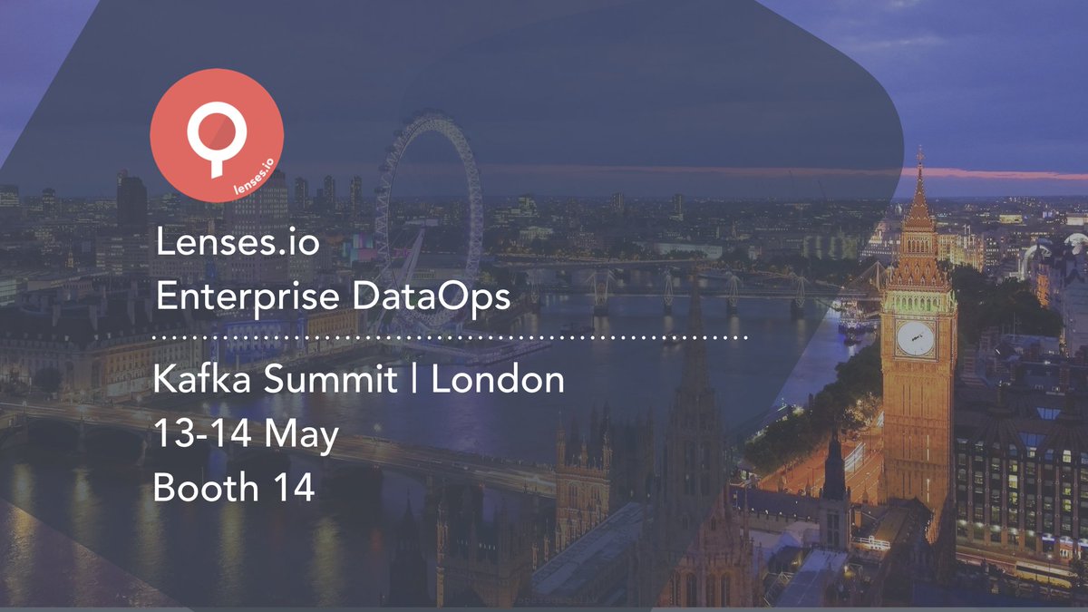 lensesio's tweet photo. #Lenses.io will be at #KafkaSummit London next week. Meet us booth 14! https://t.co/cI7I9e5HW3