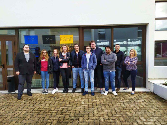 ESMP_Ecole's tweet photo. Dernier jour de formation pour nos BTS Transport et Prestations Logistiques. Merci pour ces deux belles années 🙂.
Bon courage à eux et surtout beaucoup de réussite pour leurs épreuves d’examens qui débutent lundi prochain 👍🏻
#ESMP4U #madeinmacon #villedemacon #formation #BTS https://t.co/BWJbzNgn0n