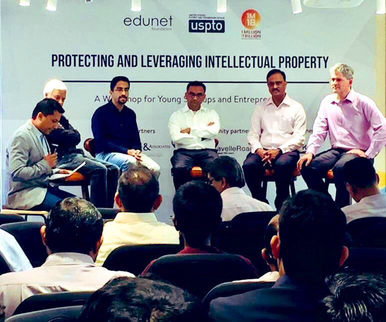 Activate1M1B's tweet photo. We brought a unique "Workshop for #YoungStartups and #Entrepreneurs: Protecting and Leveraging Intellectual Property” in #Bengaluru 🇮🇳
The workshop conducted by practitioners from US Patent and Trademark Office @USPTO @EdunetF @Activate1M1B
@Activate1M1B @UCBerkeleyIAG https://t.co/mYPaxzmrN7