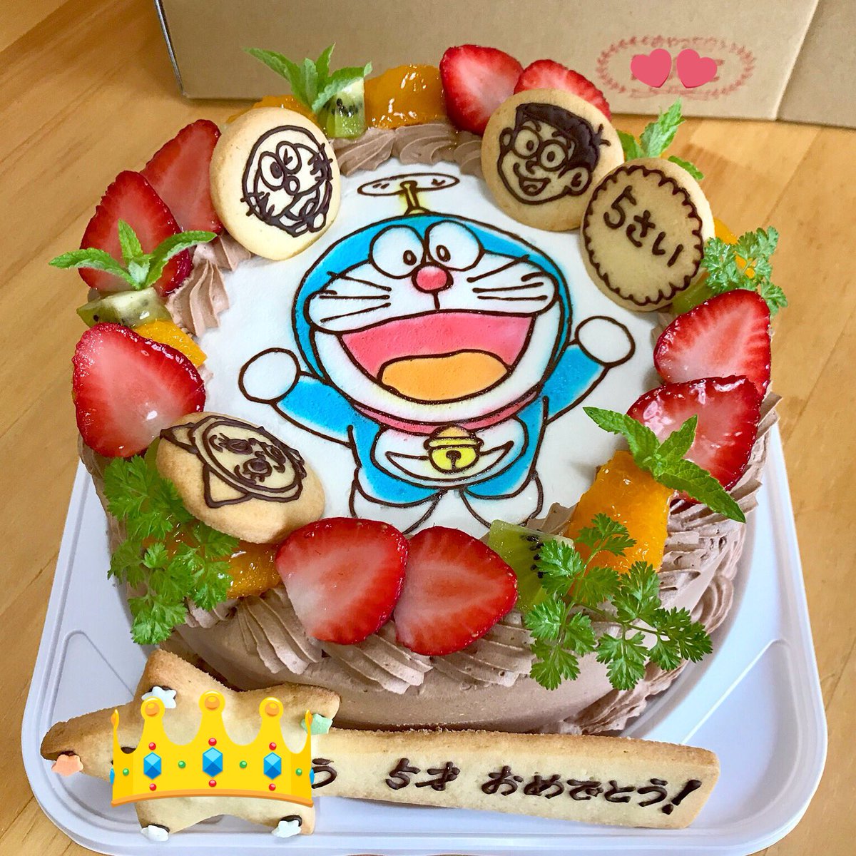 Twitter पर チワワ 先日 手書きしたドラえもんクッキーはケーキの飾りにつかいました ドラえもんケーキ しずかちゃんがいないよ Byのび太