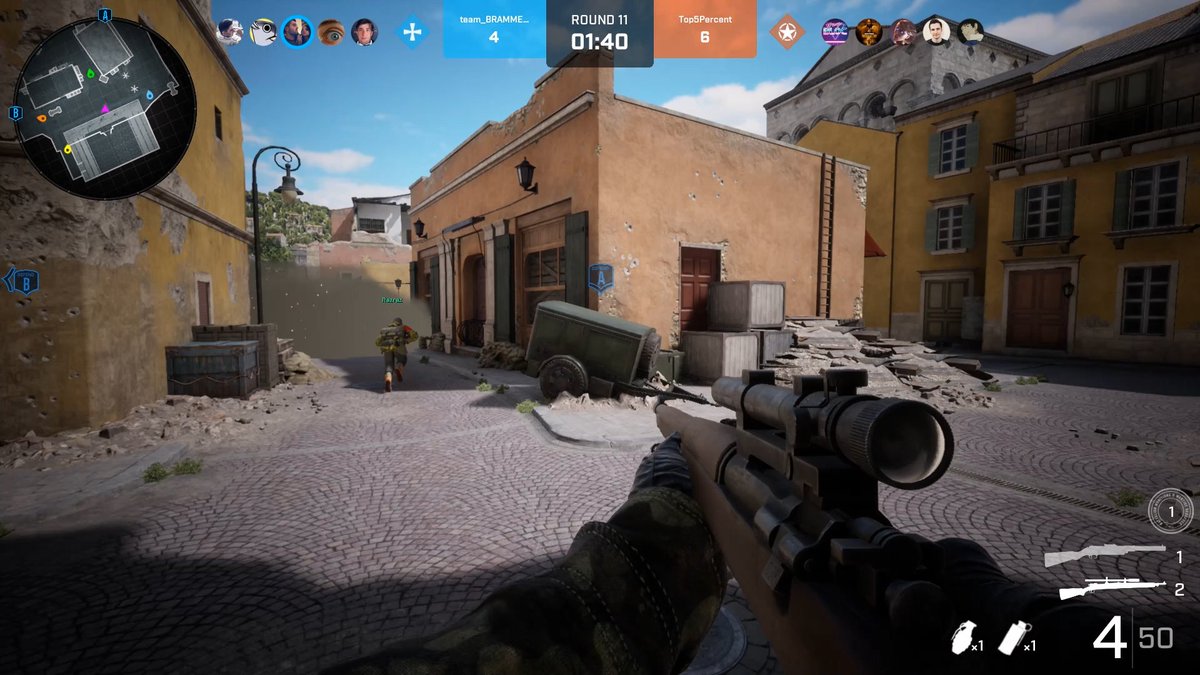 PlayBattalion's tweet image. We have drastically improved the smoke grenades, both visually and in design. Level choke points are now designed to fit the width of a smoke grenade. Another big improvement has been the use of brighter colors in our environments, what do you think?