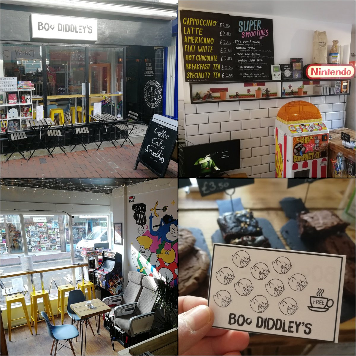 7Ten's tweet image. New (old) game shop time! @BDiddleys cafe opened a retro game shop in their basement of their gaming cafe! #Brighton #Retrogaming #Arcade  @OMGitsVykkye @Tedward618 Visited when attending @Fight_Lab's fortnightly Street Fighter V tournament at @brewdogbrighton.