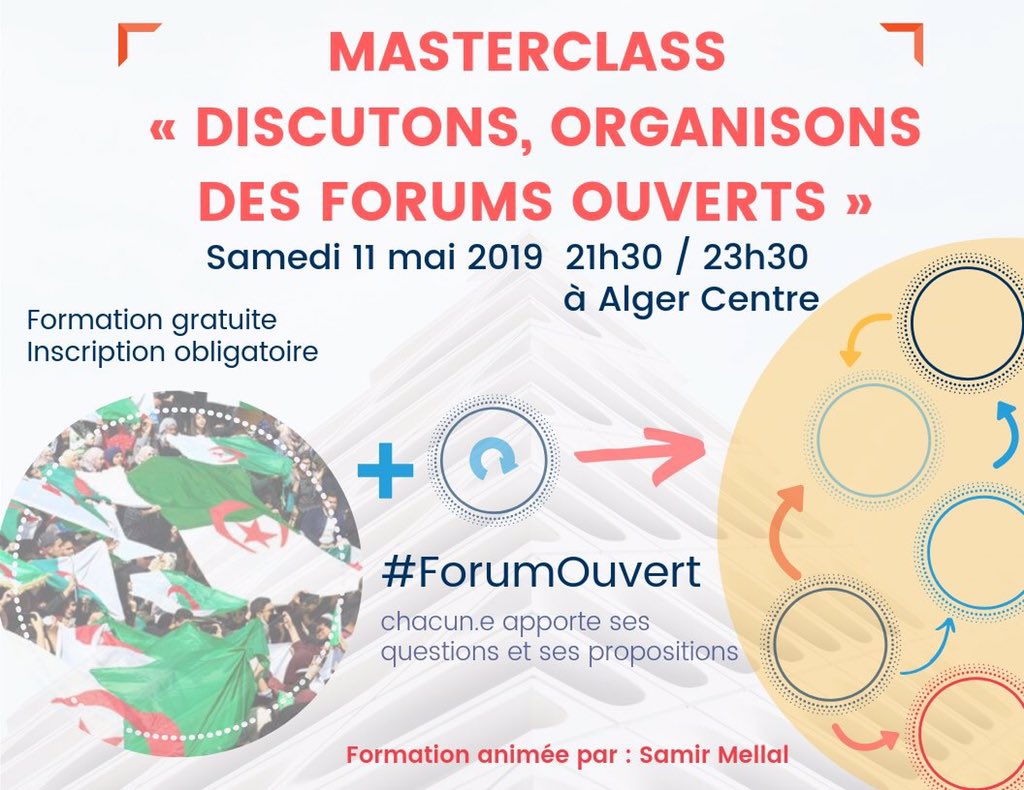 Demain au siège d’Amnesty International à Alger #ForumOuvert #AlgerieChallenge