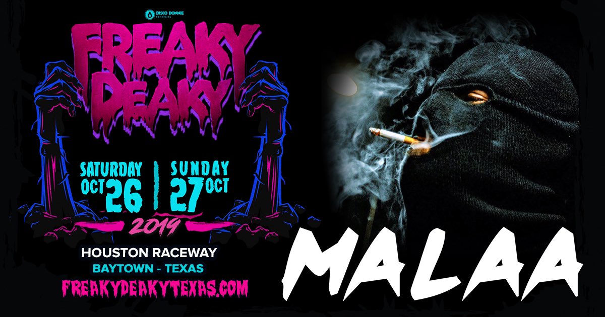 TexasEDMFamily's tweet photo. Whoโs ready to get crunk to that house music with big bad @Malaamusic at @getfreakydeaky?! Use promo code: TEXASEDMFAMILY for a special discount when purchasing your tickets online! #FreakyDeakyTx๐งโโ๏ธ #Hostyl #Diamonds #WhoIsMalaa
Tickets: https://t.co/eXRuGgR6Sd https://t.co/R0r3VZq5Pk