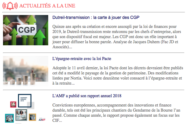 ProfessionCGP's tweet photo. [#VendrediLecture] #CGP, que s'est-il passé cette semaine en #GestionDePatrimoine ? Retrouvez la News Hebdo qui dresse le récap' de l'info qu'il ne fallait pas manquer: https://t.co/edDorbNs8c https://t.co/xGiiPcCpLx