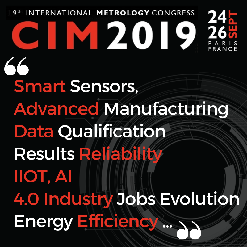 CIM_CFM's tweet photo. The programme of the International Metrology Congress @CIM2019 is now available online here: https://t.co/eop5NqCJ9A
#cim2019 #sharemeasurementintelligence #measurementintelligence https://t.co/vdp4rEWJZm
