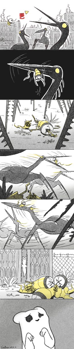 doodle comics about Iggy #rainworld