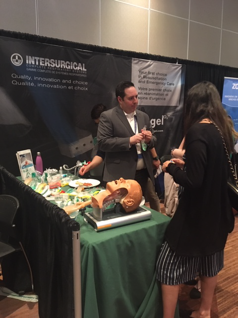 intersurgical's tweet photo. Over in Canada our team are at #csrt2019, here discussing the i-gel supraglottic airway device. Head to stand 41 to join in. https://t.co/Q5YUDtJPd4 @CSRT_tweets https://t.co/Du5VnHm4cv