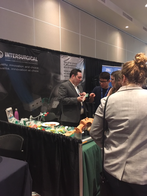 intersurgical's tweet photo. Over in Canada our team are at #csrt2019, here discussing the i-gel supraglottic airway device. Head to stand 41 to join in. https://t.co/Q5YUDtJPd4 @CSRT_tweets https://t.co/Du5VnHm4cv