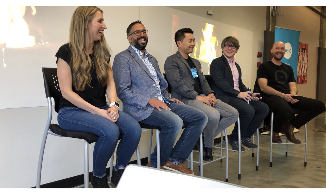 TwylaVerhelst's tweet photo. Thanks so much to @wckimball and the @Xero team in #yyc for the opportunity to speak all things cloud accounting!  Honoured to represent our industry along with these powerhouses. It was a fun night of sharing, empowering, and a few laughs too!  #cloudaccounting #accountingtech https://t.co/nd8zs8h8QD