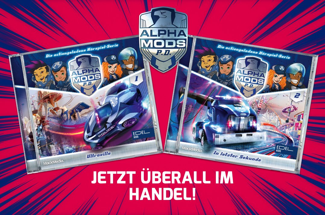 NFeigenwinter's tweet photo. Die ersten beiden #AlphaMods-Hörspielfolgen sind ab heute überall im Handel und auf den gängigen Streaming-Portalen erhältlich. Jetzt hören unter: https://t.co/E8HrSPkb1m
#MackMedia #AlphaModsAttacke @edelkids https://t.co/2iJ84BOj8g