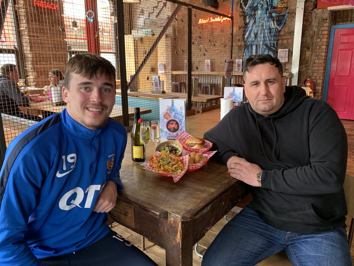 KilmarnockFC's tweet photo. Got that #FridayFeeling ?

Get along to our latest Season Ticket partner @7saintstweets

You won't want to miss out on these sensational offers for the final two games of the season and beyond.

🍔 https://t.co/9QrkNfP1s1 #Killie150 https://t.co/rWtuuxlrxQ