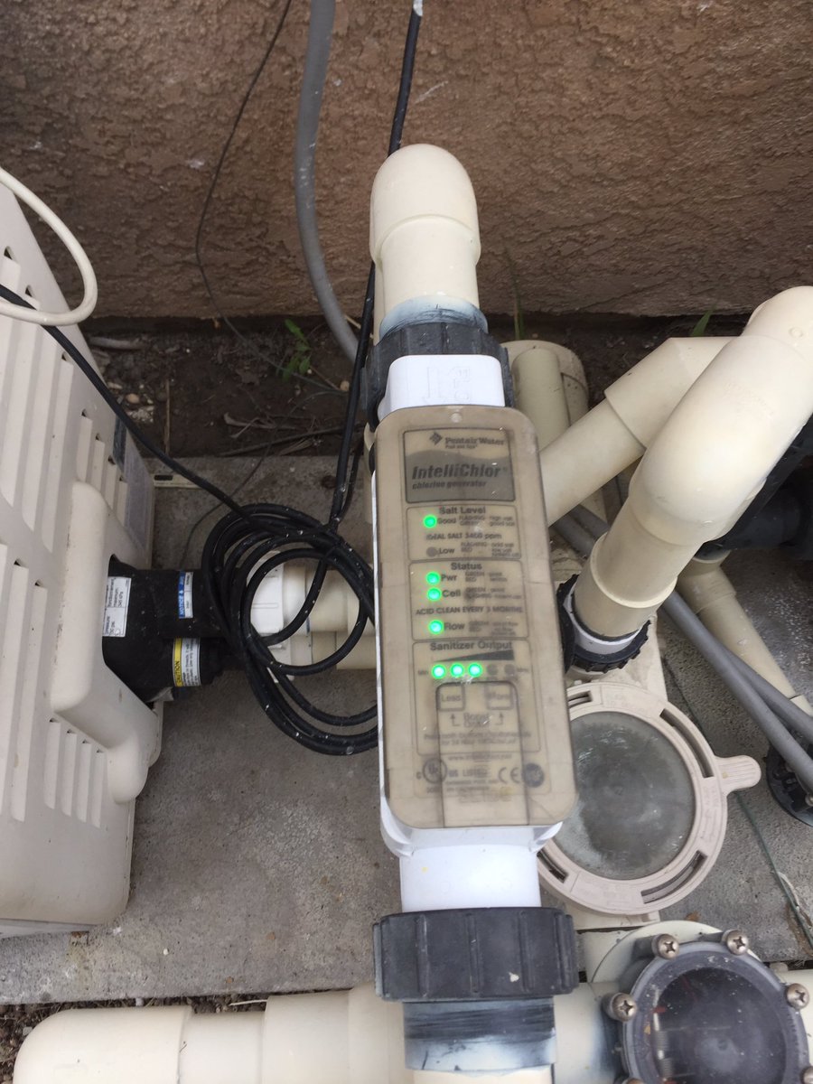 DansPoolservice's tweet image. #saltcell means your just making your own chlorine it’s not soft water.