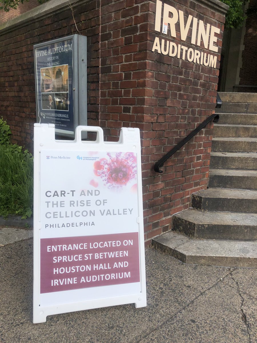 PennMDForum's tweet photo. Today we are live tweeting from @PennCancer’s CAR-T and The Rise of Cellicon Valley #CARTPhilly 🔬 Seats are filling up quickly! #CARTcell #hemonc #oncology https://t.co/wTGe5mubZV