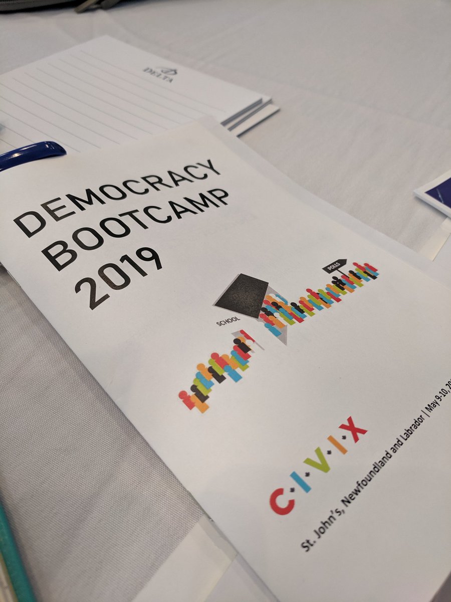 Session 2 of the @CIVIX_Canada #DemocracyBootcamp is well underway. So excited for this year's first @studentvote @voteetudiant May 16!
@SPJHPythons @MrGsWorld @MrKJMolloy @NLESDCA