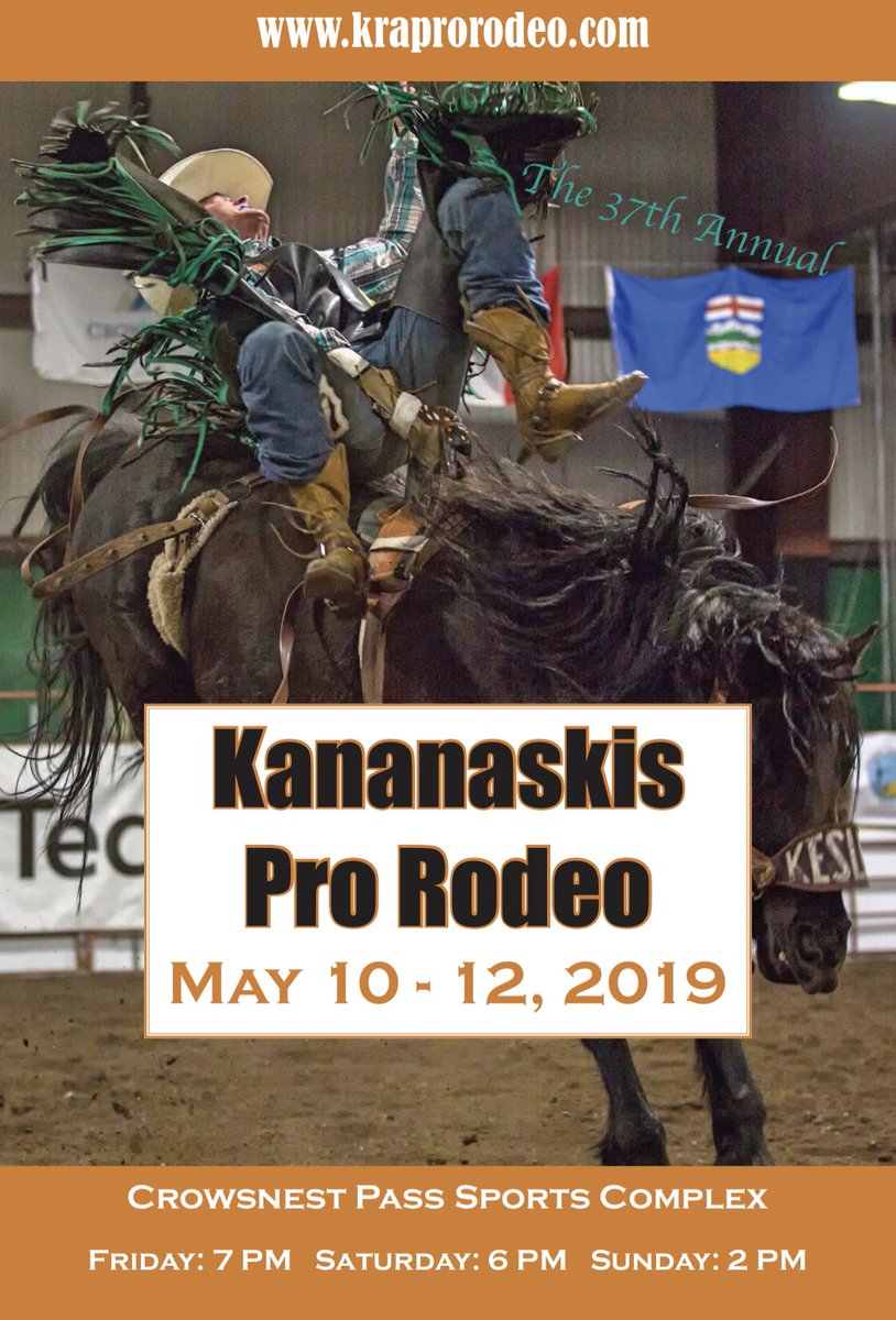 It’s the <a href="/KRAProRodeo/">KRA Pro Rodeo</a> this weekend at the Crowsnest Pass Sports Complex. Make sure your fill of wild western fun.
