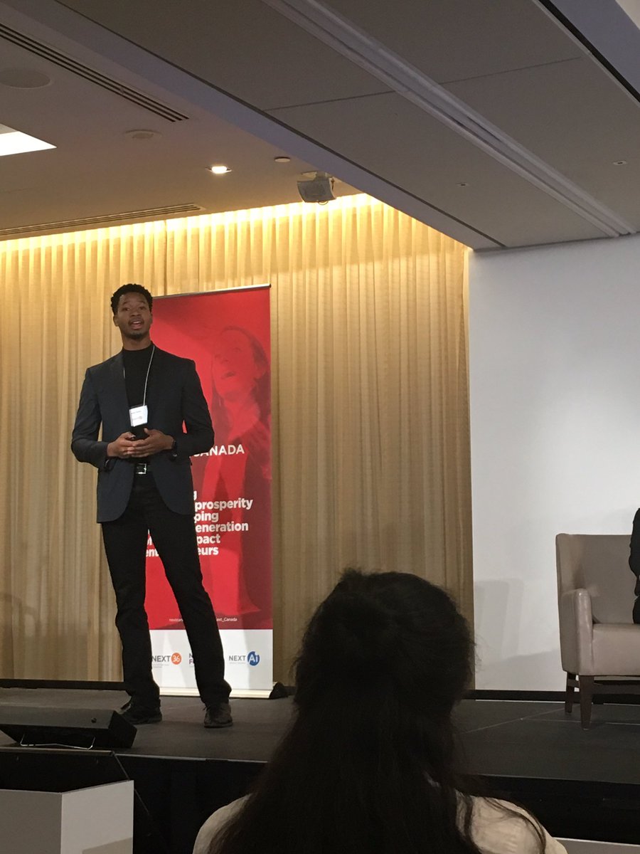 NEXT_Canada's tweet photo. #FYT (Co-founded by Next 36’er Edgar Brown) is a mobile platform that allows fitness influencers to train &amp; motivate their fans 💪 The industry is expected to double by 2021 with a value of $9B 🙌 #NCPrototypeDay https://t.co/7rlNkXUHxQ