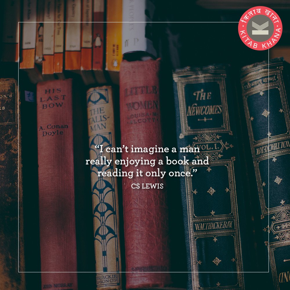 KitabKhanaBooks's tweet image. Which book have you been re-reading lately? Let us know in the comments below. If you are looking for something new or an all-time favourite, drop by #KitabKhana this #weekend. 
#readingweekend #weekendplans #bookshopping #readagain #readmore