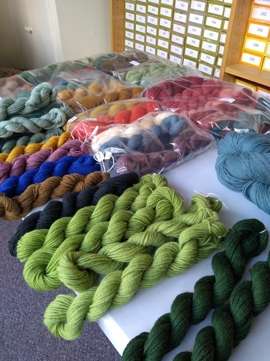 LNeedlecraft's tweet photo. First order from #appletons  has just arrived. Now I have to label each hank with the correct number and send out the orders! https://t.co/86ZmDEz6gB