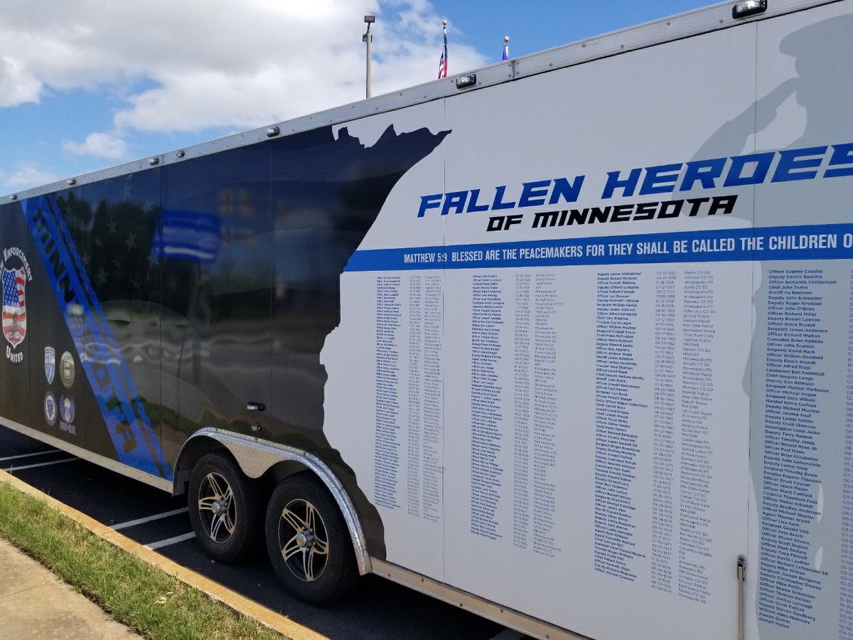 2019 Road to Hope started today. 250 miles ahead of Team MN along with numerous other officers, family and most important of all, the survivors. Remember to honor the fallen and remember the survivors. <a href="/LEUnited/">LEUnited</a>