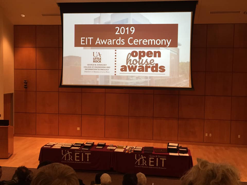 Our Cosmographers were presented with numerous awards at the <a href="/UALR/">UA Little Rock</a> Open House Awards Ceremony. Congrats to our outstanding researchers! For a list of awards, visit our website: cosmos.ualr.edu/eit-open-house…