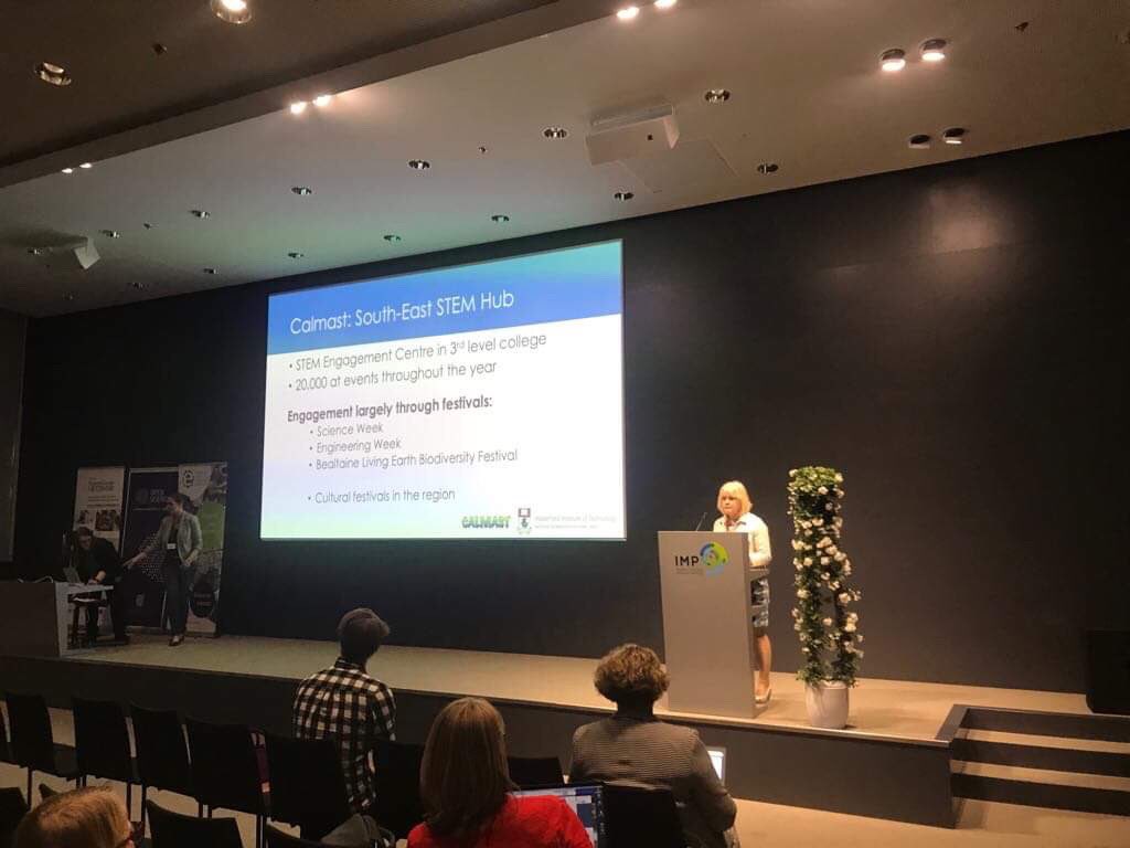CalmastWIT's tweet photo. Final Talk #EUSEA19 in Vienna by @CalmastWIT Cordula @Weiss_Cordula and Sheila @stemwaterford on #STEMreach well received at #EUSEA19 @waterfordit @scienceirel @IoPITeachers @JohnHalligan @KOSullivanIT https://t.co/YXa1Dxk9MD