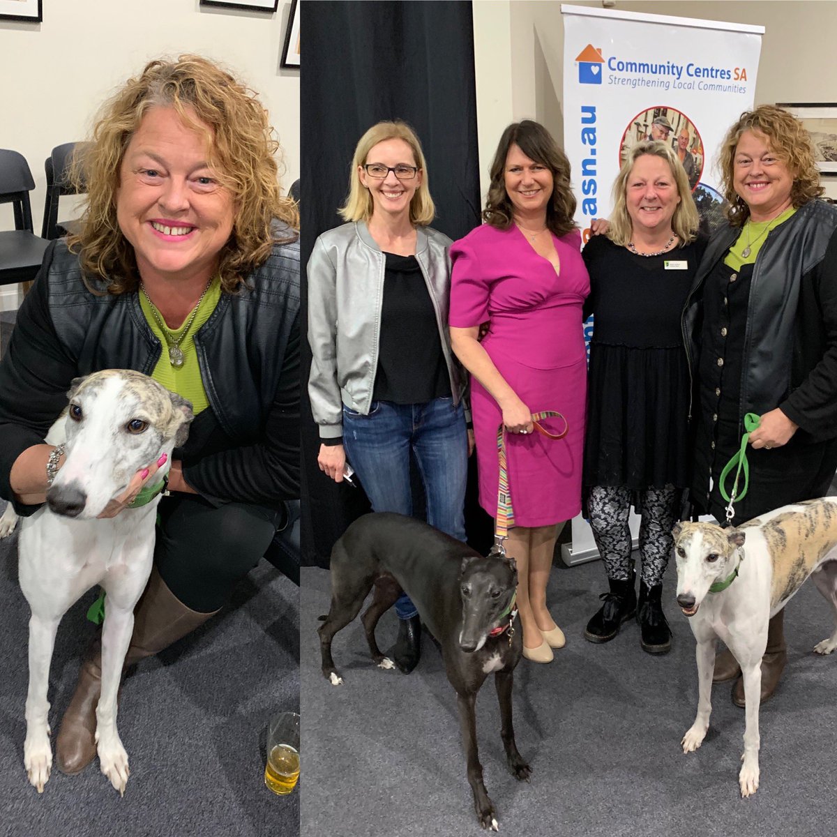 Nat Cook MP (@natcookmp) on Twitter photo A great night with <a href="/CommCentresSA/">Community Centres SA</a> celebrating the wonderful Adelaide Women’s Prison Greyhound Adoption Program. #prisonersandpups #NeighbourhoodCentreWeek A great night with <a href="/CommCentresSA/">Community Centres SA</a> celebrating the wonderful Adelaide Women’s Prison Greyhound Adoption Program. #prisonersandpups #NeighbourhoodCentreWeek