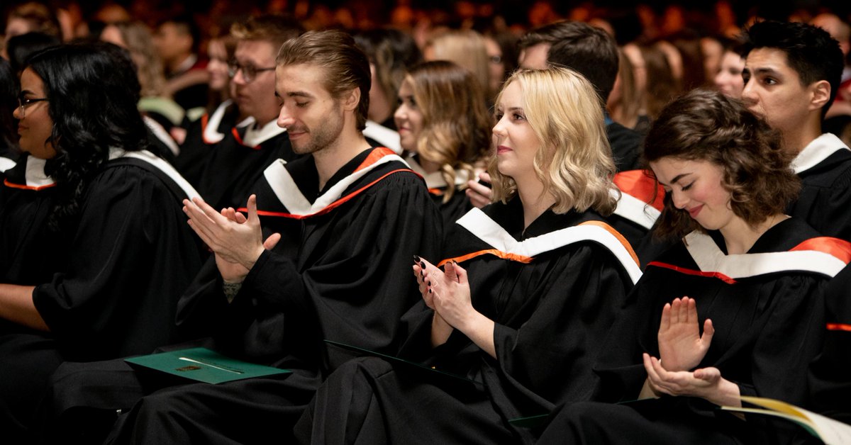 Reminders for the big day tomorrow!🎓

Convocation is a ticketed event, all guests will require their ticket. 

Grads are required to be in the Field House at 1:00pm to line up. 

Convocation will begin at 2:00pm in the Canada Games Complex followed by a Graduates' Reception✨
