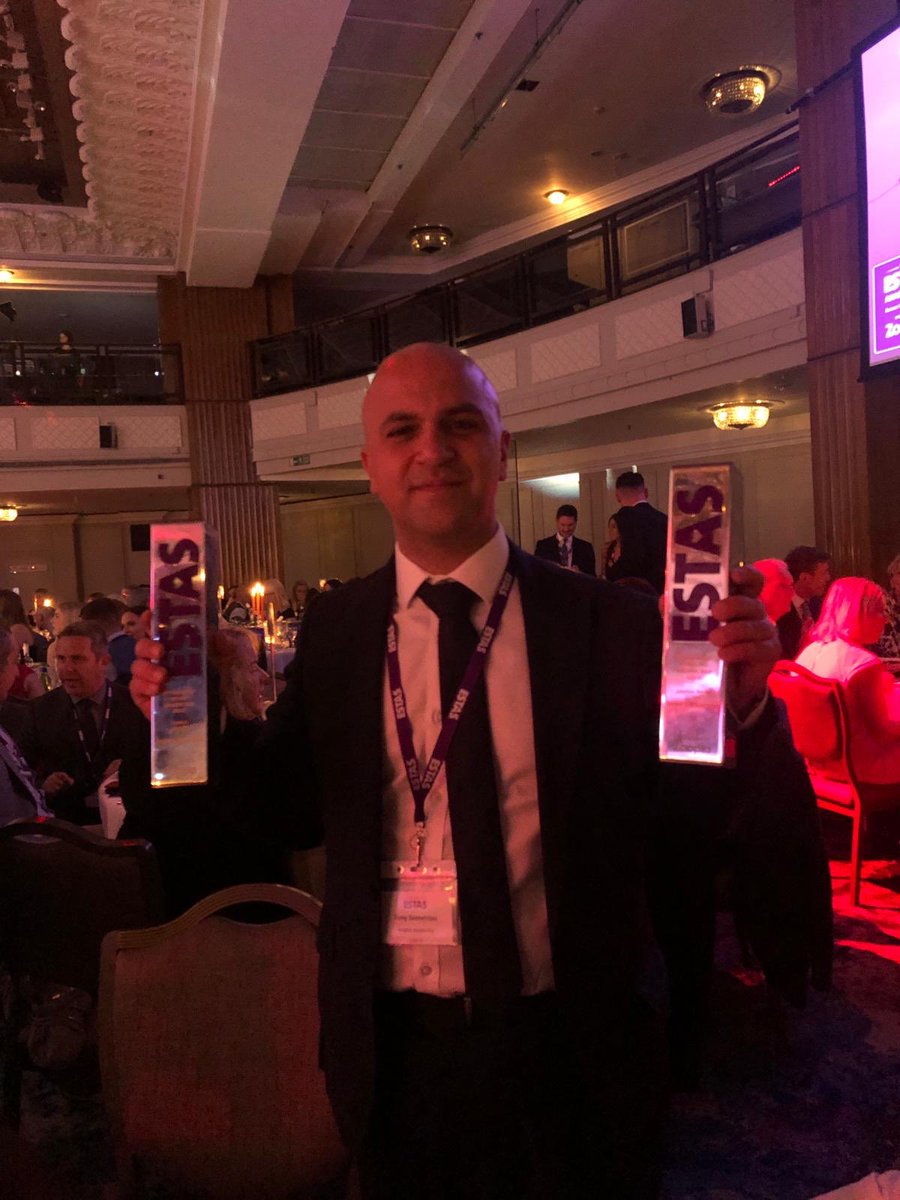 Winners at the estas awards! #estas2019 #ServiceMatters