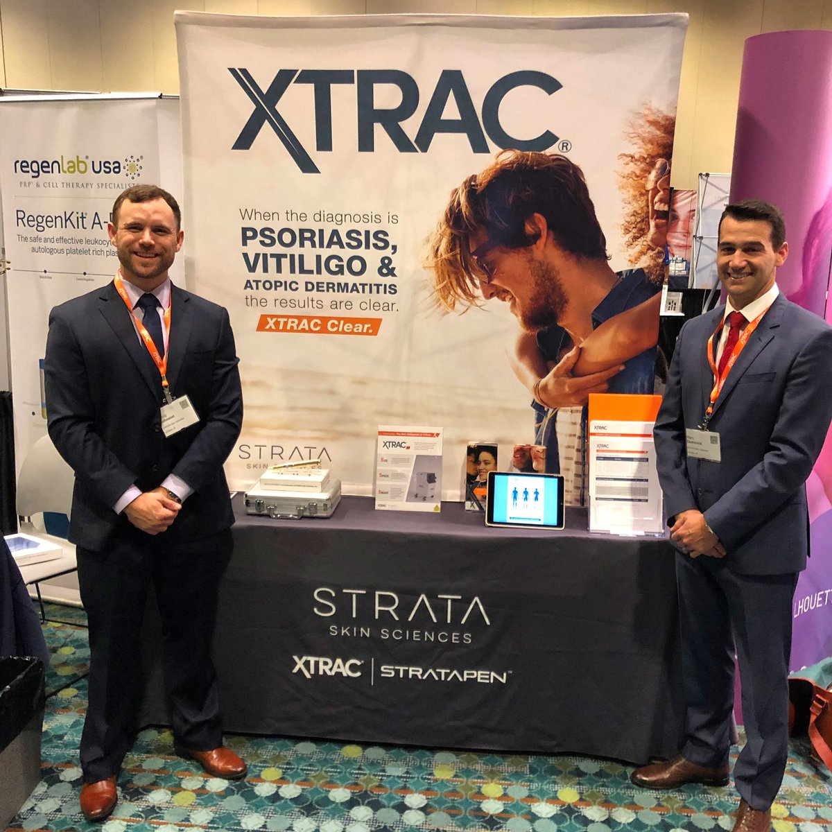 XTRACclear's tweet photo. Good Morning, Nashville! 🎸 #TeamXTRAC is ready for a great day at @scalemusiccity ! If you’re attending be sure to stop by booth #61 and say hi! #SCALEConference
•
#XTRAC #XTRACclear #LiveClear #Dermatology #Vitiligo #AtopicDermatitis #Laser #MedicalDevice #MusicCityCenter https://t.co/bua27QIBhS