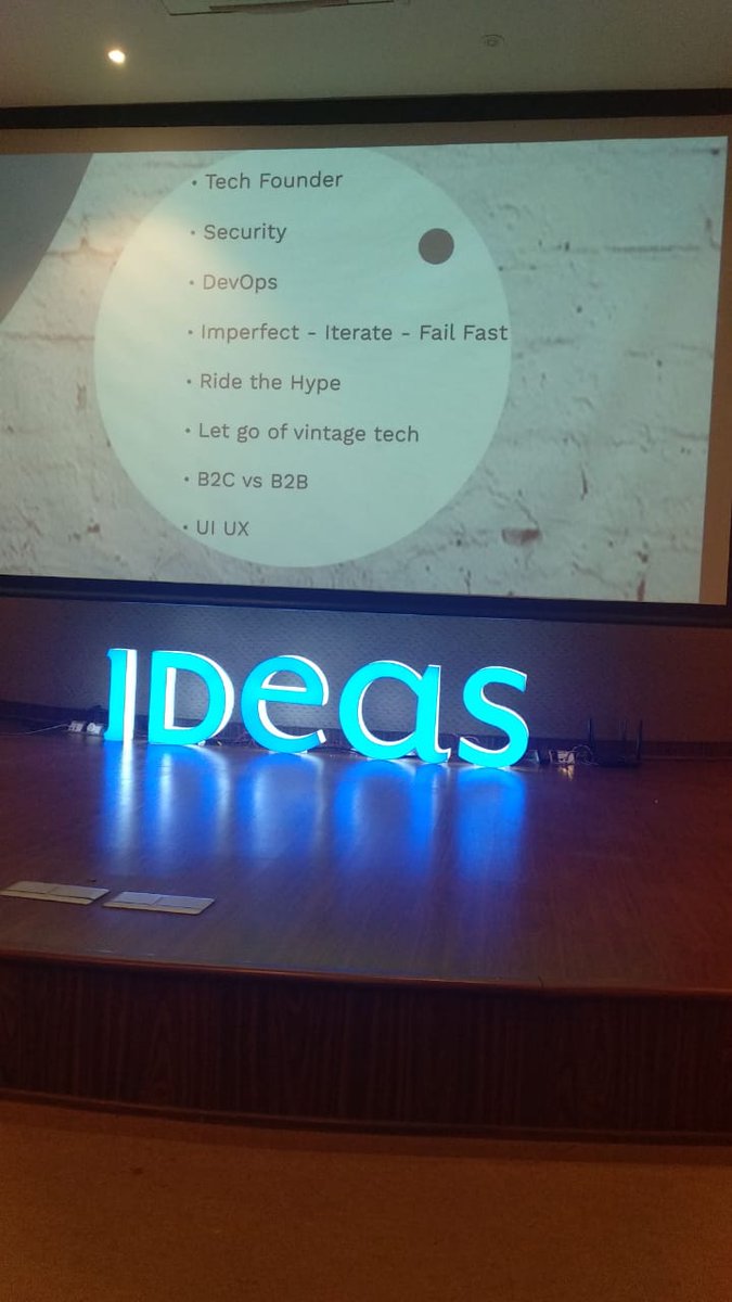 TechJam_Pune's tweet photo. "When it comes to software development the real challenge is to find the right people who can create servers on multiple platforms and that’s why the tech founder is important for the startup" - shares @HarshadOak. #IDeaSTechJam #TechJam #Pune https://t.co/DUGK8uJlD9