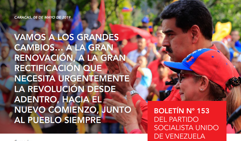 PartidoPSUV's tweet photo. ¡JUNTO AL PUEBLO SIEMPRE! 🇻🇪♥

Todas y todos a descargar, leer y compartir la edición Nº 153 de nuestro #BoletínInformativo documento de debate para el pueblo y militancia psuvista.

CLICK AQUÍ >> https://t.co/GoE376WRB5 

@NicolasMaduro
@dcabellor https://t.co/Rx1cQRRWfp