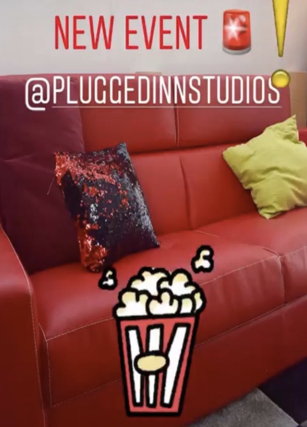 Movie Night Tonight @ PluggedInnStudios 

Come down &amp; join us ‼️ #PlugAndChill #PluggedInnLDN #PluggedInnStudios #MovieNight #Snacks #Movies #Vibes #FridayFeeling #FridayThoughts #FridayMotivation