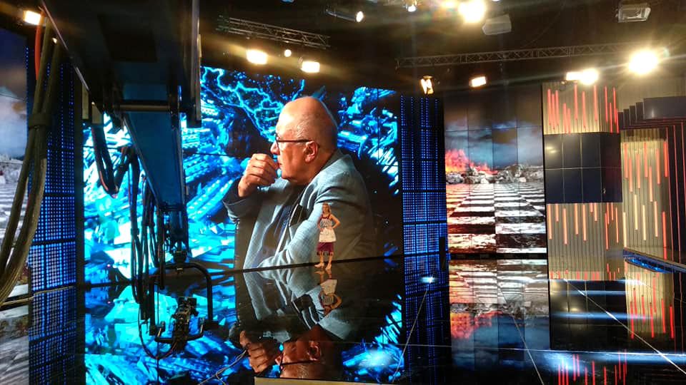 Large indoor LED screen about 50 sq. m was installed in TV channel studio. Strict image quality requirements have been met by adapting the LED screen to EKTA ERMAC Ultra control system.
#EKTALED #LEDscreen #LEDdisplay