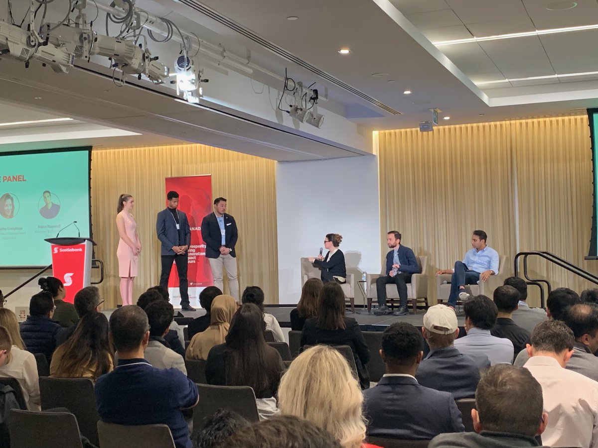 alexmcgregor22's tweet photo. ⁦@NEXT_Canada⁩ #NCPrototypeDay 2019 underway ⁦@scotiabank⁩ ⁦@DanielRodic⁩ ⁦@rajenruparell⁩ ⁦@Gideonhayden⁩ ⁦@tabcreighton⁩ https://t.co/QxB71sVWAU