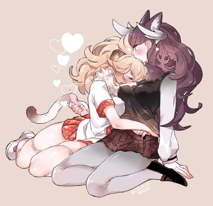 性癖1つ晒すやつ けも耳の百合 