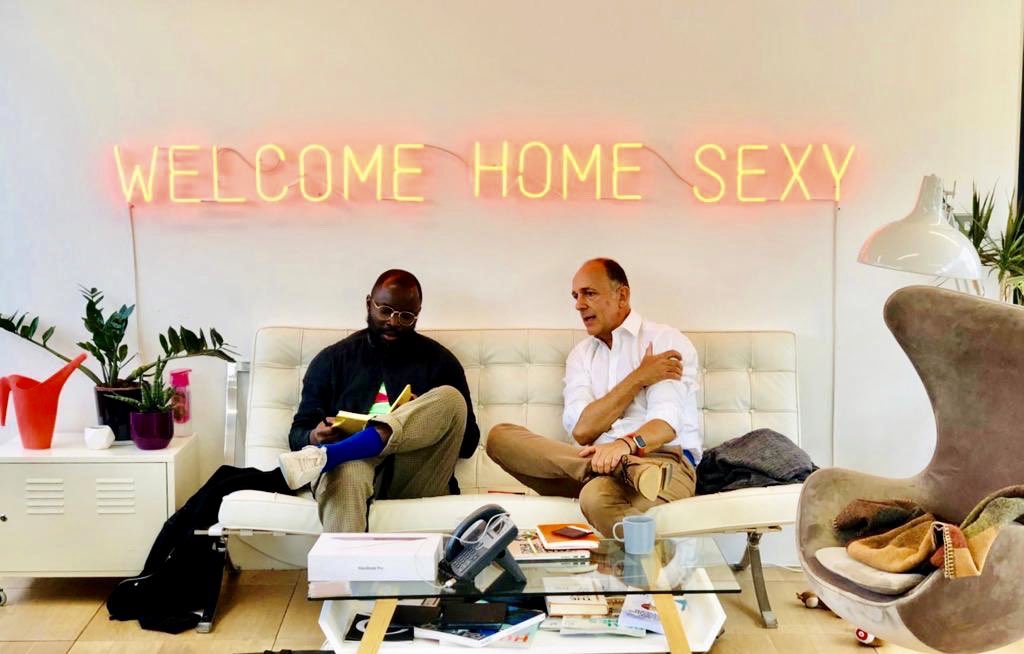 F5iveAm's tweet image. It’s a sign. Just at @olyvon plotting. #filmmakers assemble Friday @GulpDigital