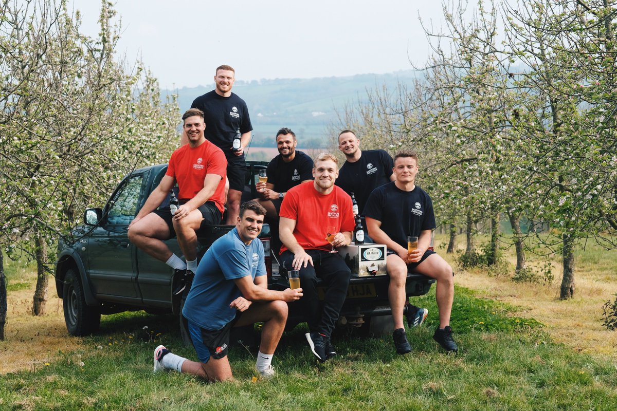 We're delighted to be serving up <a href="/ribticklercider/">ribticklercider</a>! 
Created by rugby players from <a href="/ExeterChiefs/">Exeter Chiefs</a> including former <a href="/NorthWalshamRFC/">North Walsham RFC</a> player Toby Salmon to raise money for the Exeter Foundation and <a href="/charityspoon/">Wooden Spoon</a>. <a href="/theRPA/">The RPA</a> <a href="/sandfordorchard/">Sandford Orchards</a> #rugby7s #rugbyfamily #rugbyunited #RPA #Rugby