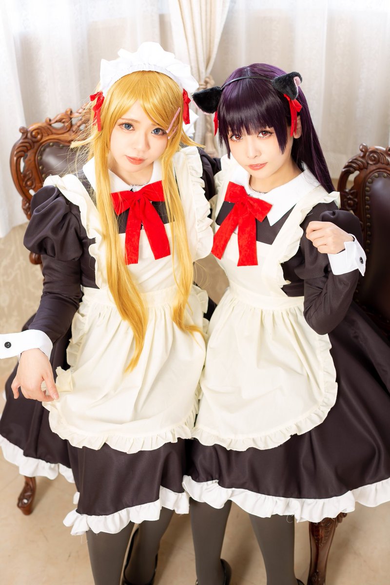 奥山よりこ Auf Twitter 俺の妹がこんなに可愛いわけがない Character 高坂桐乃 黒猫 矢毒めぐ 69megmilk Phot 合成 Shachi Shachi Snow メイドの日 奥山のコスプレ