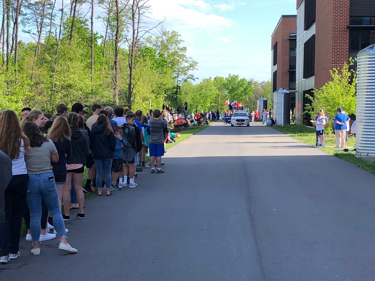 JerryLPutt's tweet photo. Mother Nature prevented our scholars from marching in this year's Firemen's Parade so FCMS partnered with Gainesboro Fire Company and @fredcova Sheriff's Department to have our own parade.  #FCMSYOUMATTER @bloominva @DaveSovine @juliette_myers @jim_angelo_1969 https://t.co/jc0XoKpSTB