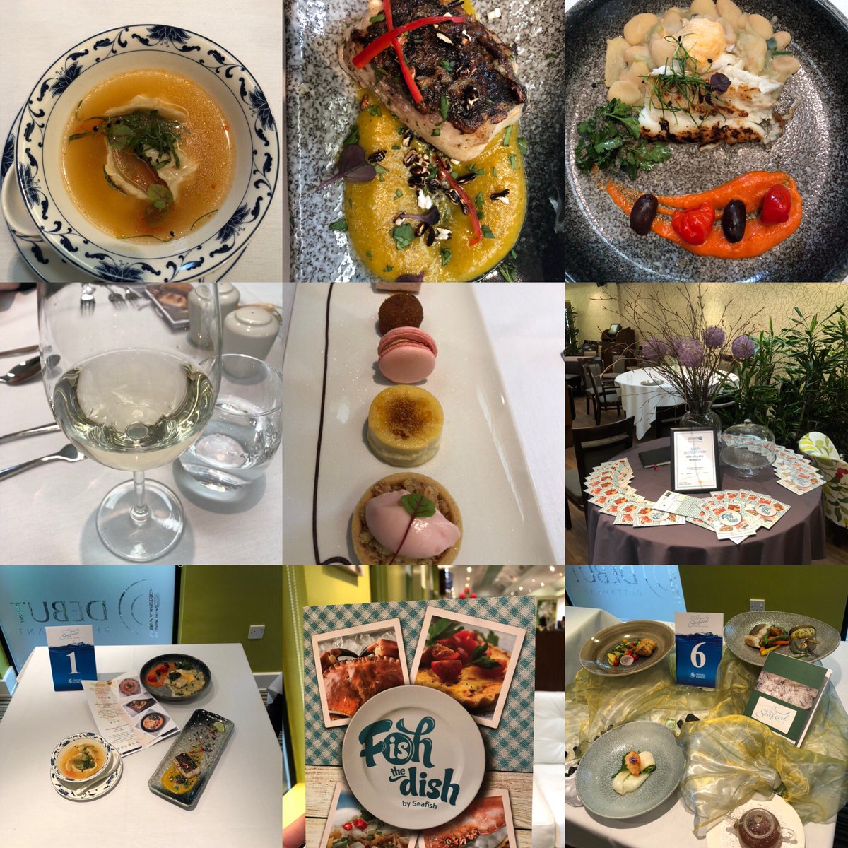 Lucky to have this special lunch today @debut_restaurant for uk young seafood chef of the year! These young people are talented! Congratulations!! Great to sit with <a href="/foodcare_direct/">Foodcare</a> @barnham_broom