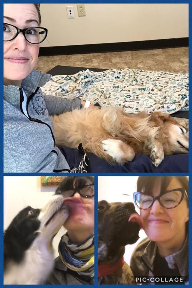 BackOnTrackVet's tweet photo. Not sure who loves her more?! We are thankful to have Alyson on our team. https://t.co/CVCf57e7DP